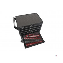 Chariot à outils HBM Profi Deluxe rempli - 283 pièces Chariot à outils HBM Profi Deluxe rempli - 283 pièces