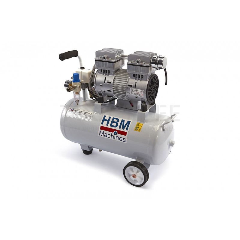 HBM 30 litros profesional de bajo ruido del compresor