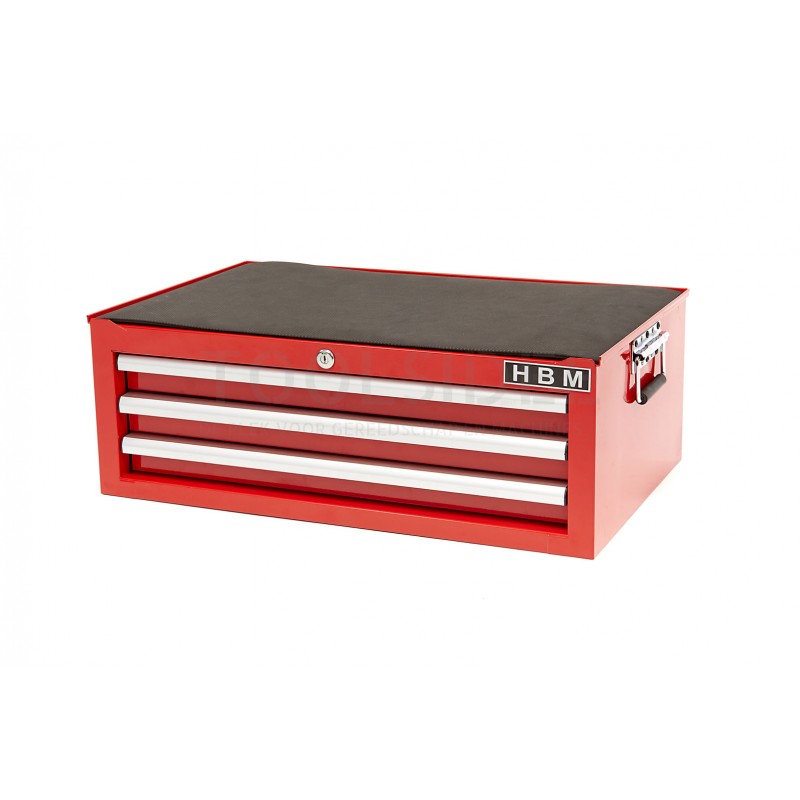 HBM 7 skuffer Deluxe Tool Trolley Red