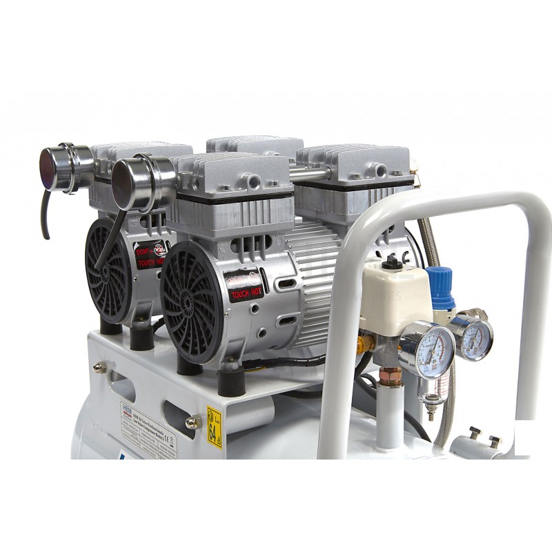 HBM 50 liters professionell lågbrusskompressor