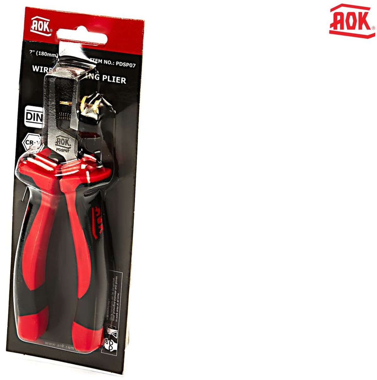 AOK 180 mm. Professionele Draadstriptang