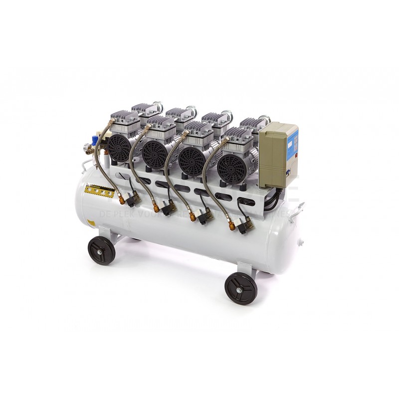 HBM 120 liter professional low noise compressor