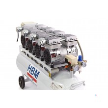 HBM 120 Liter Professionele Low Noise Compressor