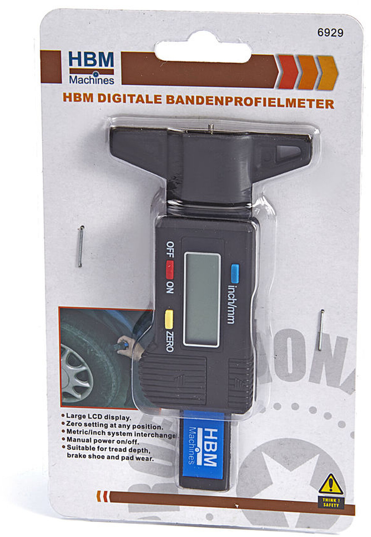 Hbm digital däckprofilmätare