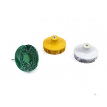 HBM 3-piece bristle disc set with 6 mm. stylus receptacle.