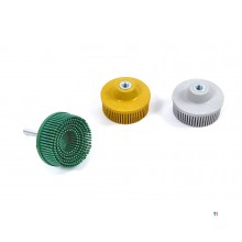 HBM 3-piece bristle disc set with 6 mm. stylus receptacle.