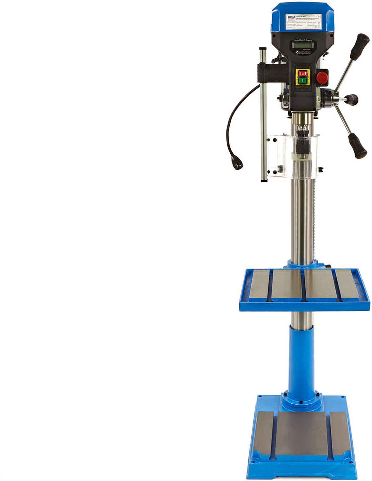 HBM 32 mm. Professionele Kolomboormachine Vloermodel Met Digtale Diepteuitlezing