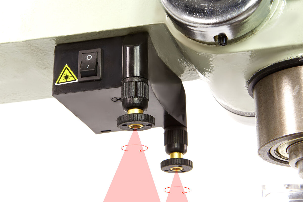 HBM 32 mm. Professionele Kolomboormachine Vloermodel Met Digtale Diepteuitlezing