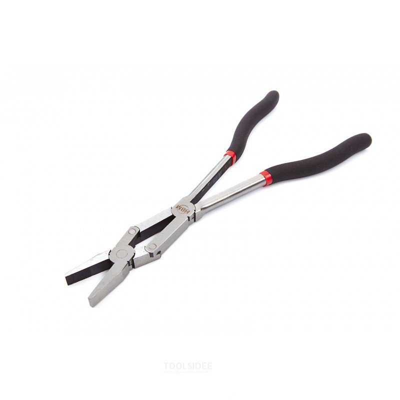 HBM professional 300 mm. pliers with flat nose and double action