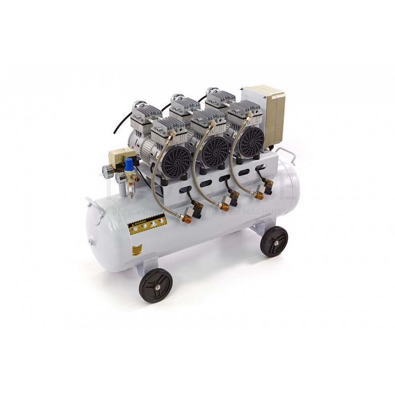 HBM 70 liter professionell lågbrusskompressor