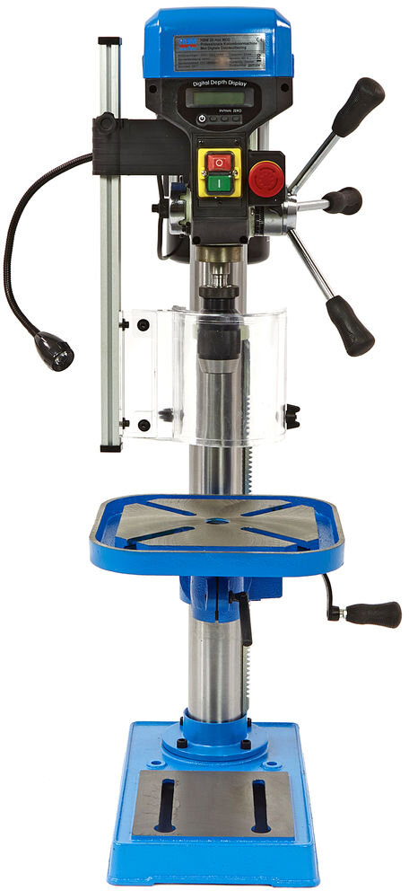 HBM 25 mm. professional drill press with digital depth readout