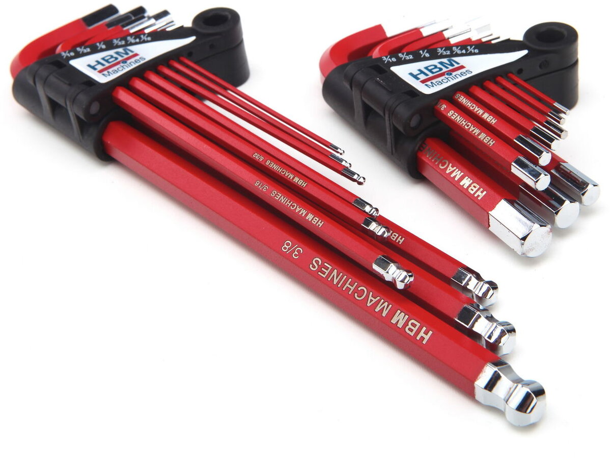 HBM English Allen nøkkel sett
