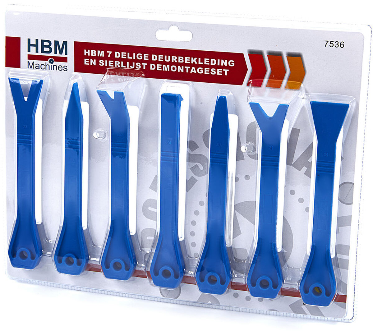 HBM 7-piece door trim and decorative frame disassembly set