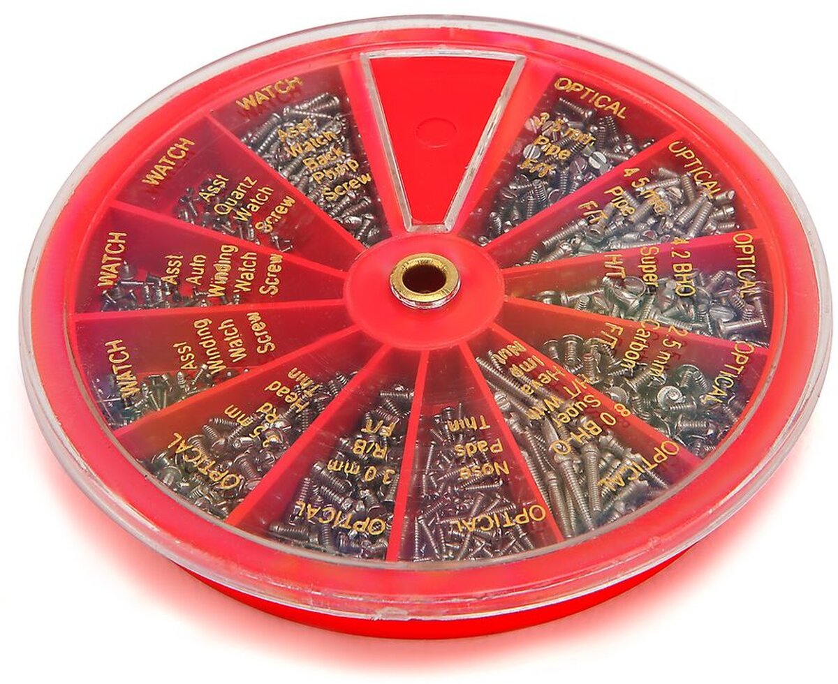 HBM 1000 Piece Assortment Watch Skruer HBM 1000 Piece Assortment Watch Skruer