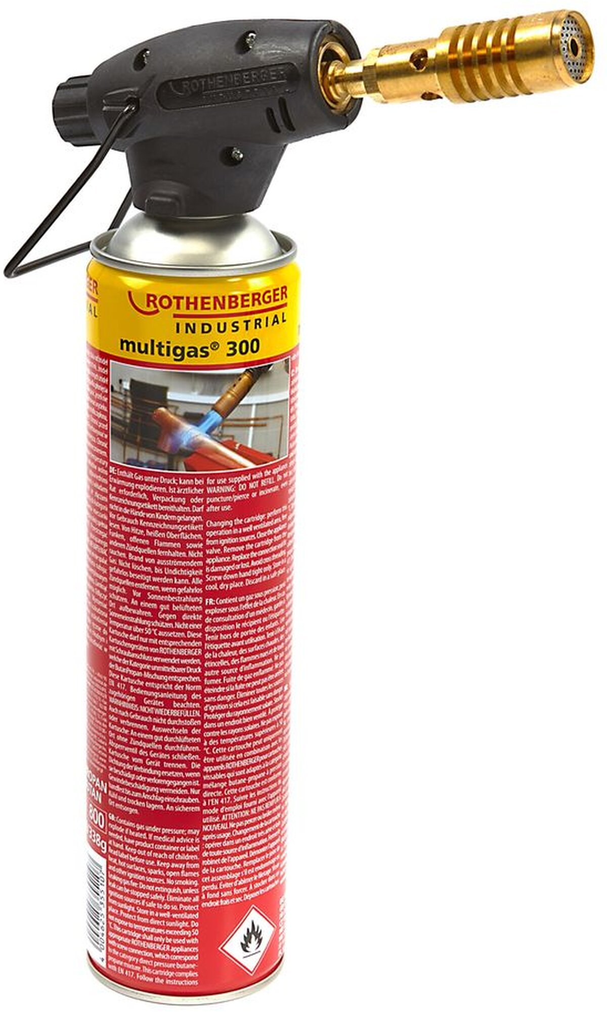 ROTHENBERGER Rofire loddetrommel med 22mm. Brenner, 1800 ° C