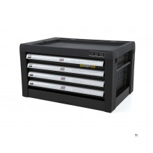 armoire à outils hbm 4 tiroirs - noir - d'occasion