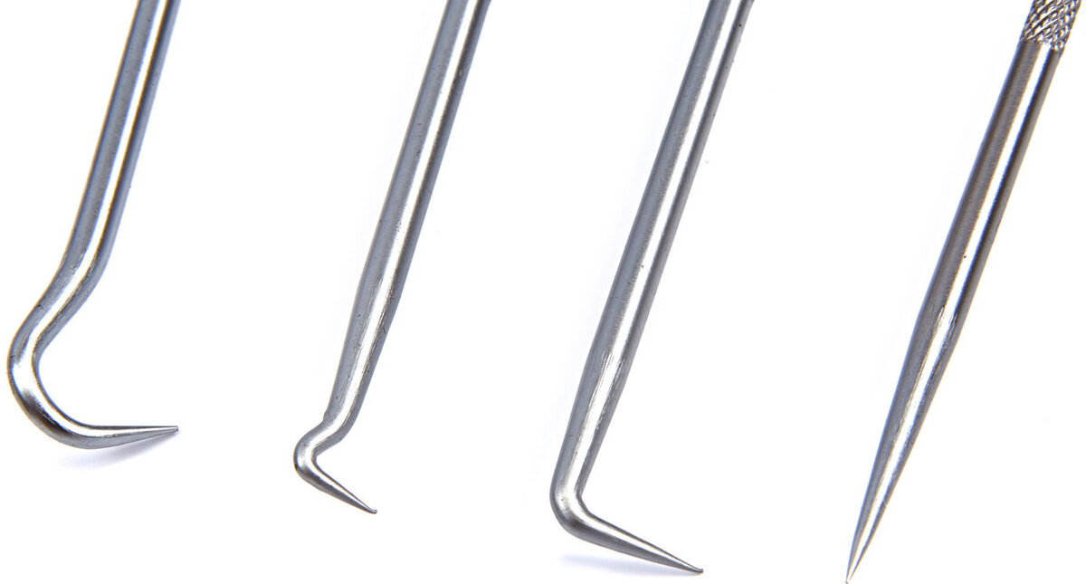 HBM 9 stykke profesjonelle kroker og spatelsett HBM 9 stykke profesjonelle kroker og spatelsett