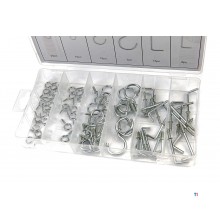 HBM 80-teiliges Ring- und Schraubhaken-Set