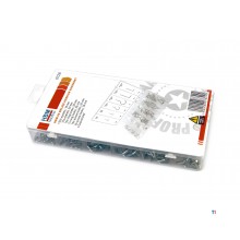 HBM 80-teiliges Ring- und Schraubhaken-Set