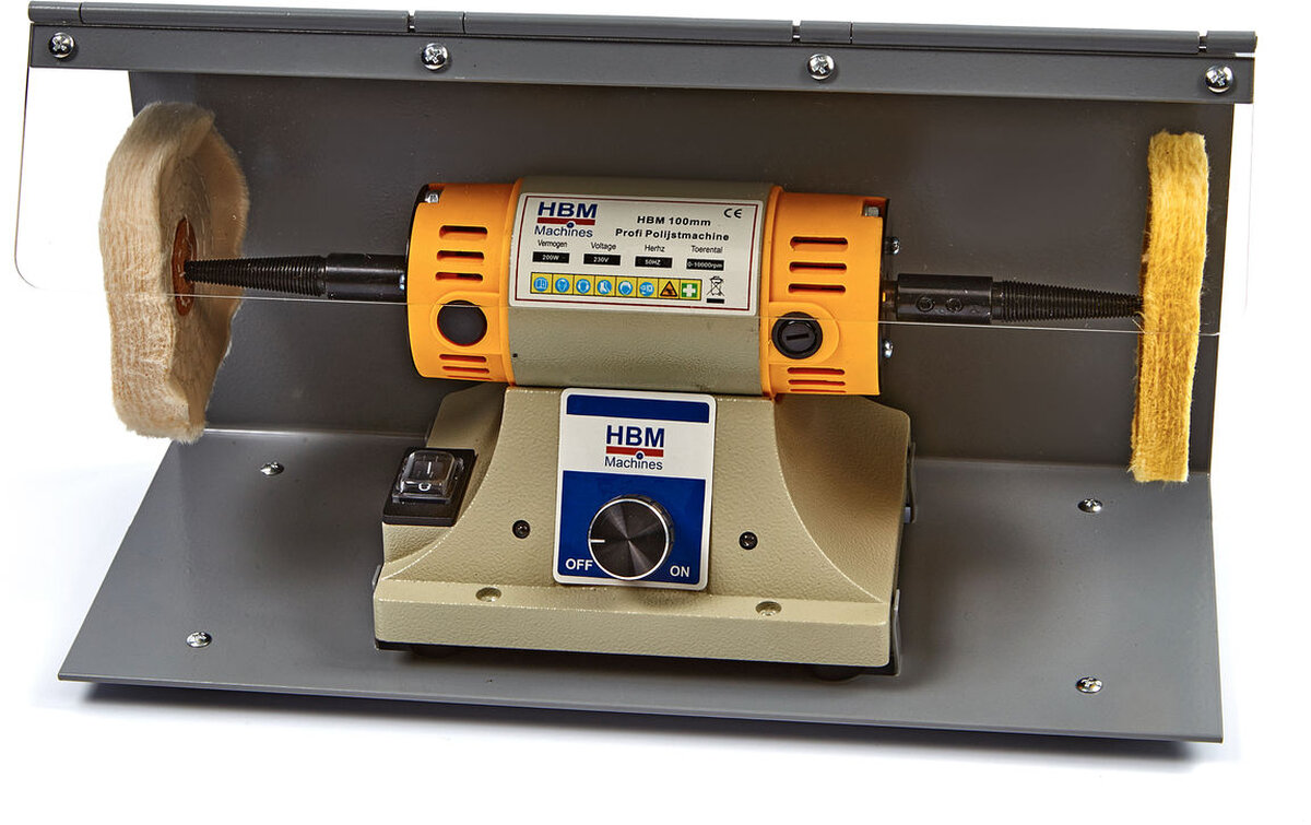 HBM beskyttelseshett til HBM 100 mm. Profesjonell polermaskin