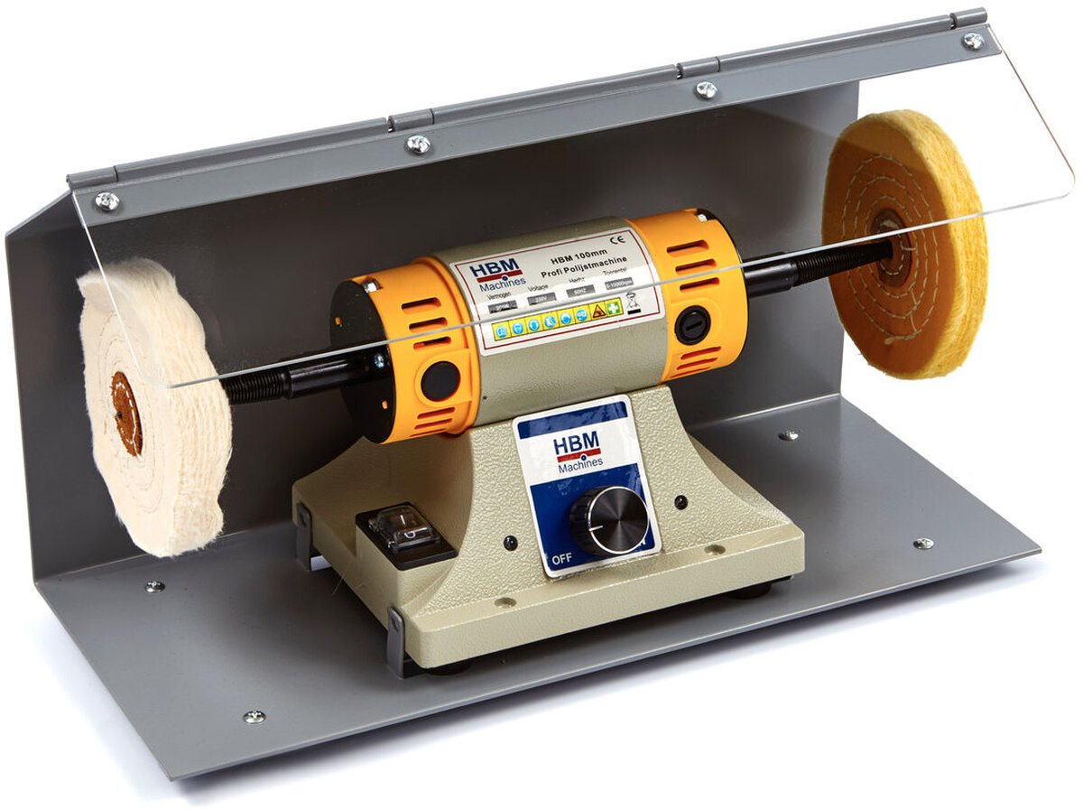 HBM beskyttelseshett til HBM 100 mm. Profesjonell polermaskin