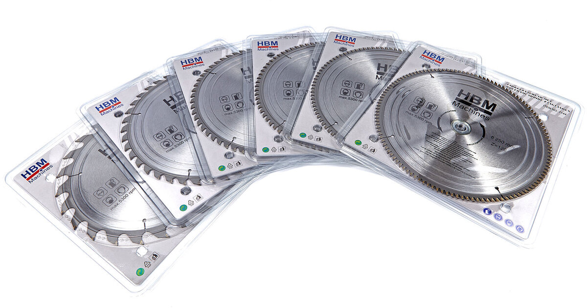 HBM HM Cirkelzaagbladen 250mm voor Hout