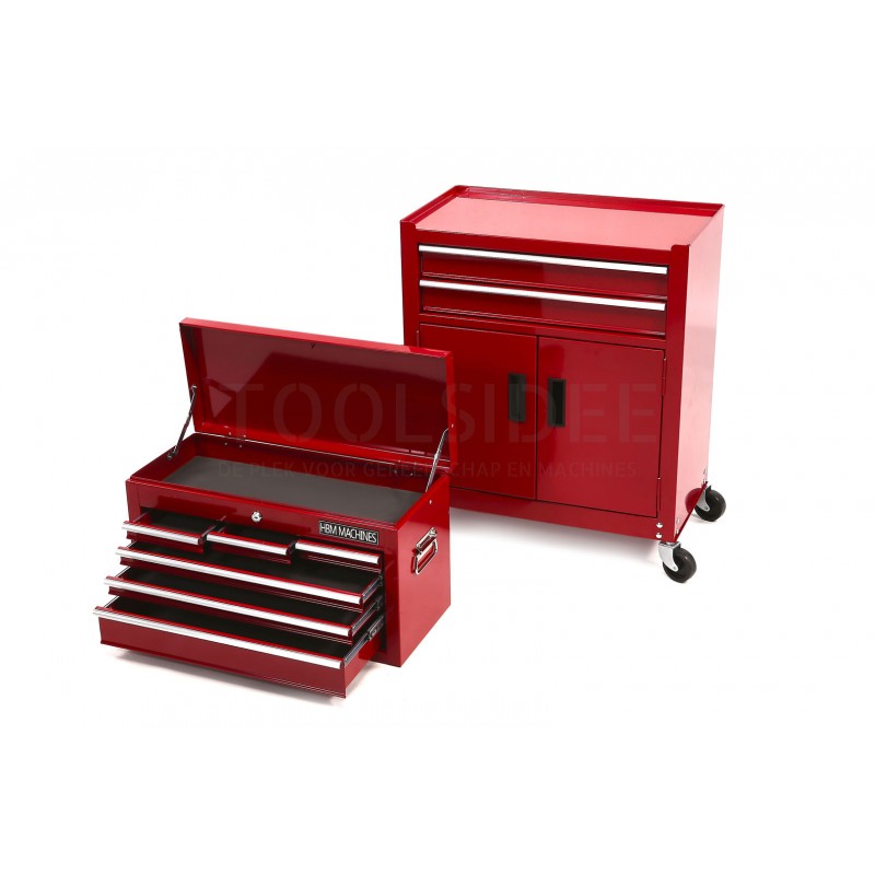 HBM tool trolley including top cabinet