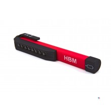 HBM 8 LED mini flashlight with magnetic base
