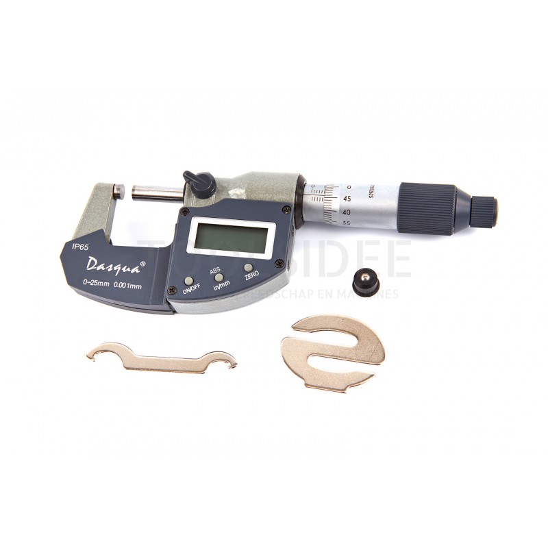 Dasqua Professional 25 - 50 mm Digitales Schnell-Außenmikrometer
