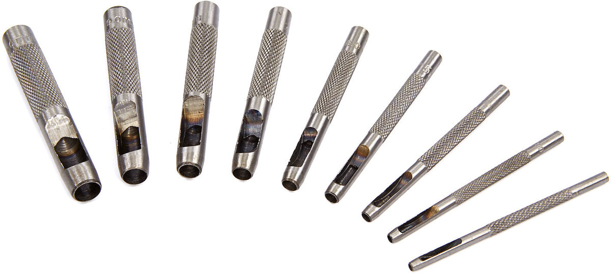 Hbm 9-delad ihålig rörsats 2,5 - 10 mm.