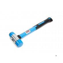 HBM 35 mm. rubber hammer with anti-slip fiberglass handle model 2