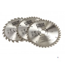 HBM 210 mm. Cirkelzaagbladen voor Hout.