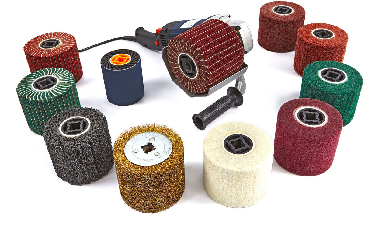 HBM Stahlbürste für Satiniermaschine 100 x 115 mm