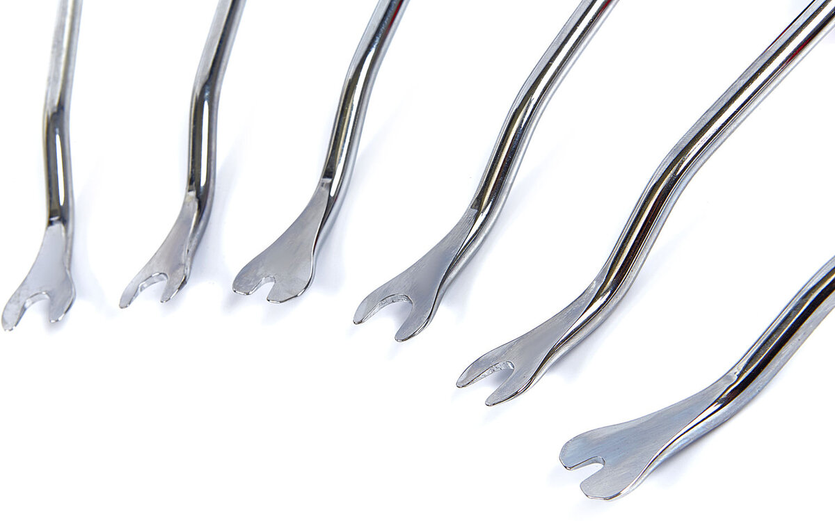 HBM 6-teiliger Polster-Clip-Zangensatz HBM 6-teiliger Polster-Clip-Zangensatz