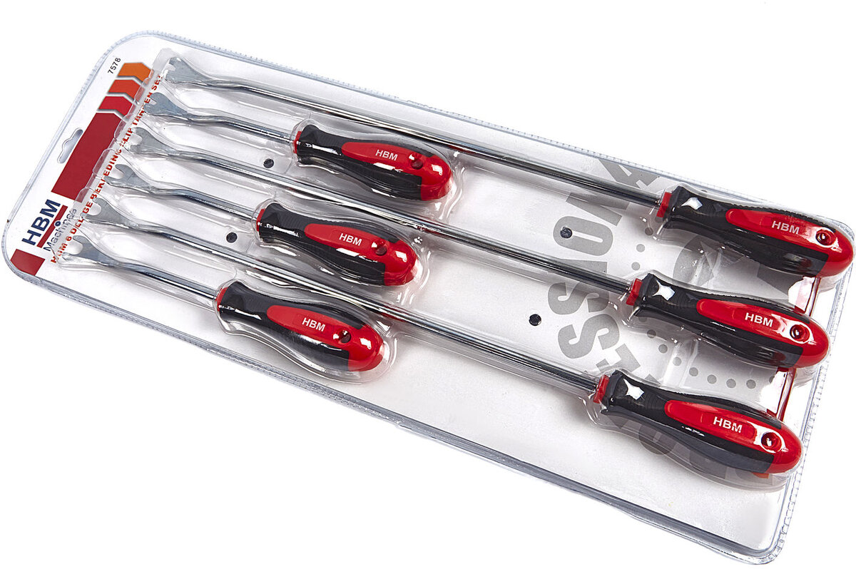 HBM 6-teiliger Polster-Clip-Zangensatz HBM 6-teiliger Polster-Clip-Zangensatz