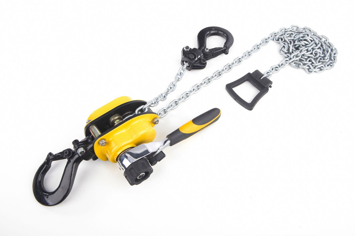 HBM kjedeheiser med håndspor HBM kjedeheiser med håndspor