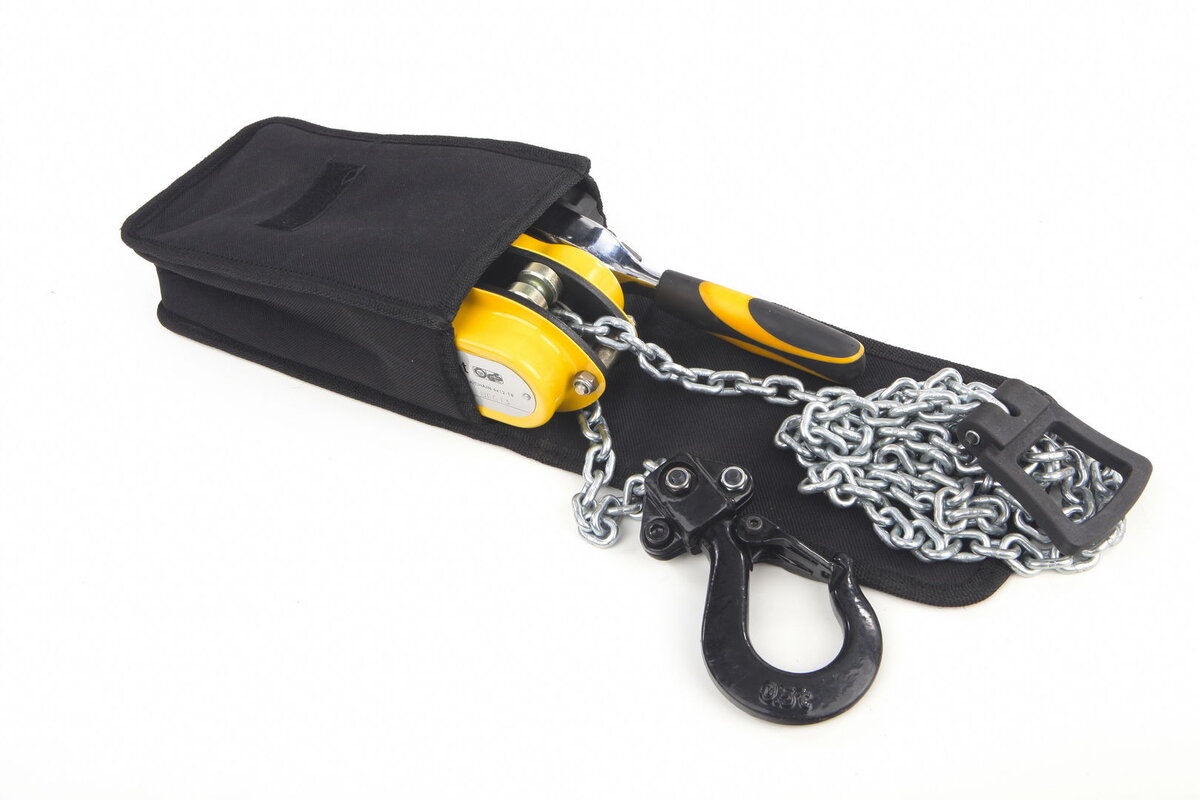 HBM kjedeheiser med håndspor HBM kjedeheiser med håndspor