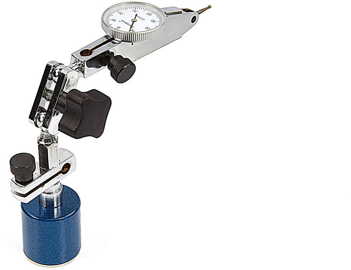 Dasqua professional 0,01 mm drejelig sonde med magnetisk stativ