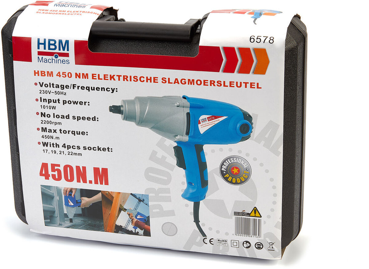 HBM 450 NM elektrisk støtdempernøkkel