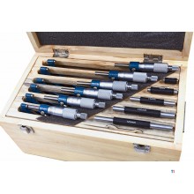 Dasqua professional 6-part 0 - 150 mm outside micrometer set