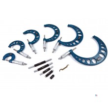 Dasqua professional 6-part 0 - 150 mm outside micrometer set