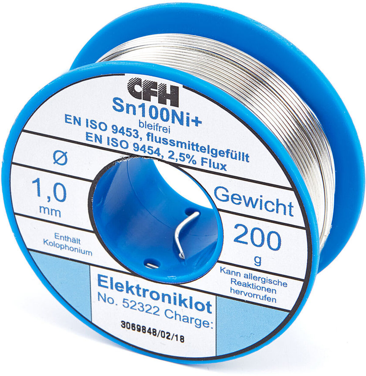CFH Electronicasoldeer EL 322 loodvrij 200g