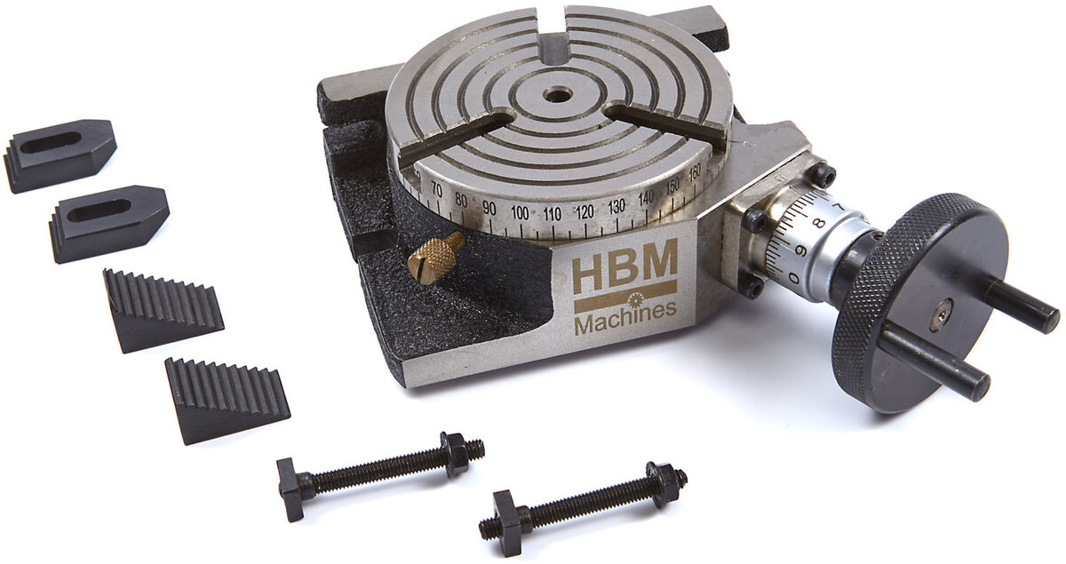 HBM 100 mm distribution table with clamping set