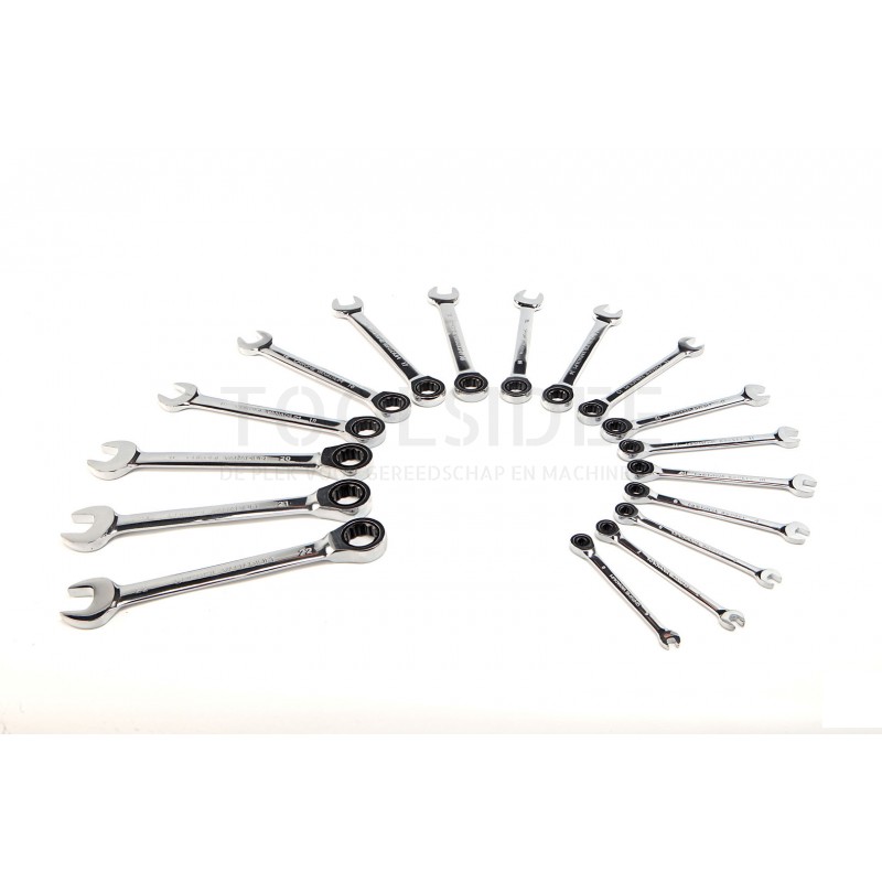 HBM 17-piece ring / ratchet / wrench set inlay for HBM tool trolley