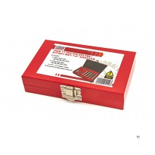 Hbm 11-delad splinebitsuppsättning med 1/2 adapter