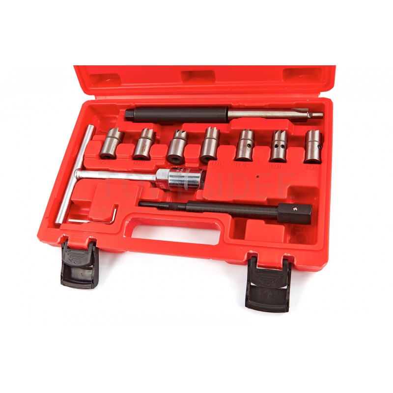 HBM 10-piece diesel injector tapping set