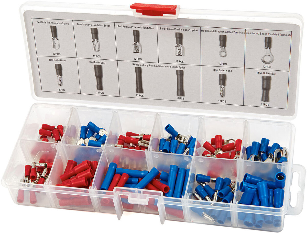 HBM 144-teiliges Kabelschuh-Sortiment