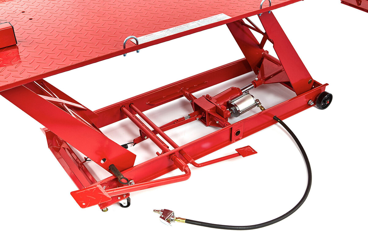 HBM 300 Motor Heisbord Hydraulisk og Pneumatisk Med Luxury Front Wheel Clamp