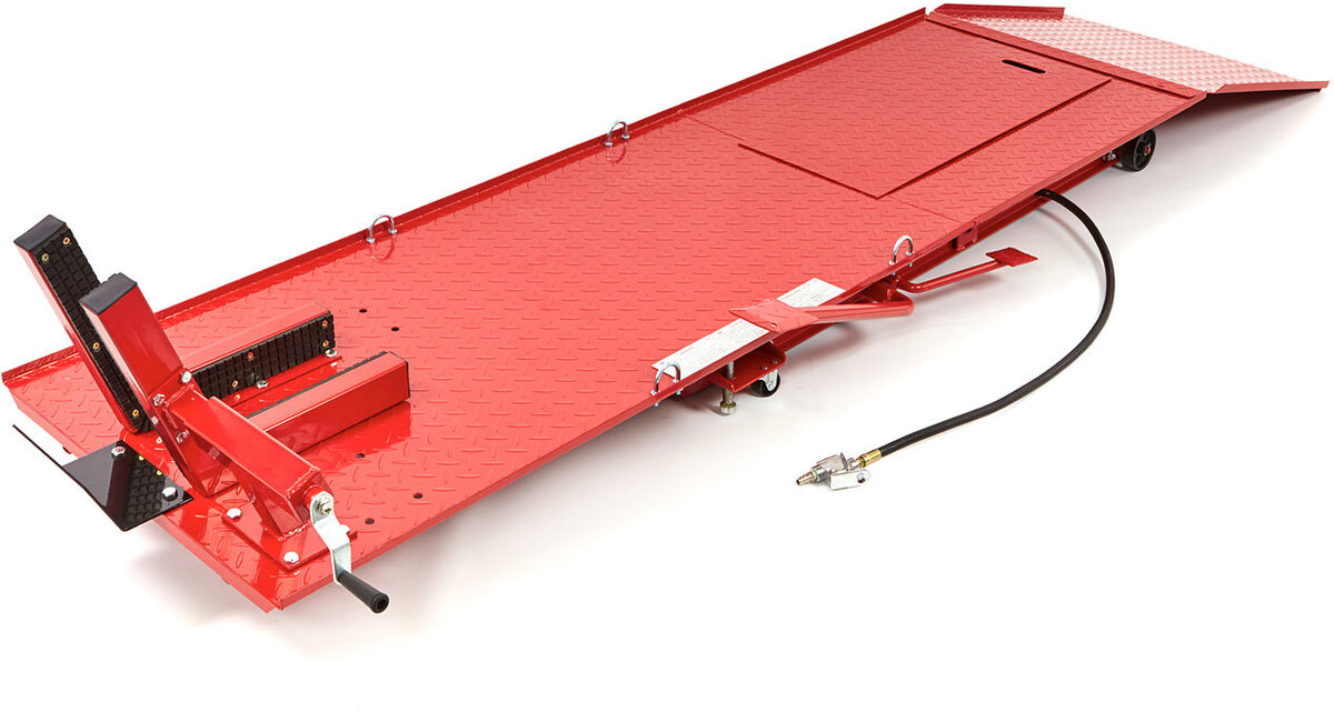 HBM 300 Motor Heisbord Hydraulisk og Pneumatisk Med Luxury Front Wheel Clamp