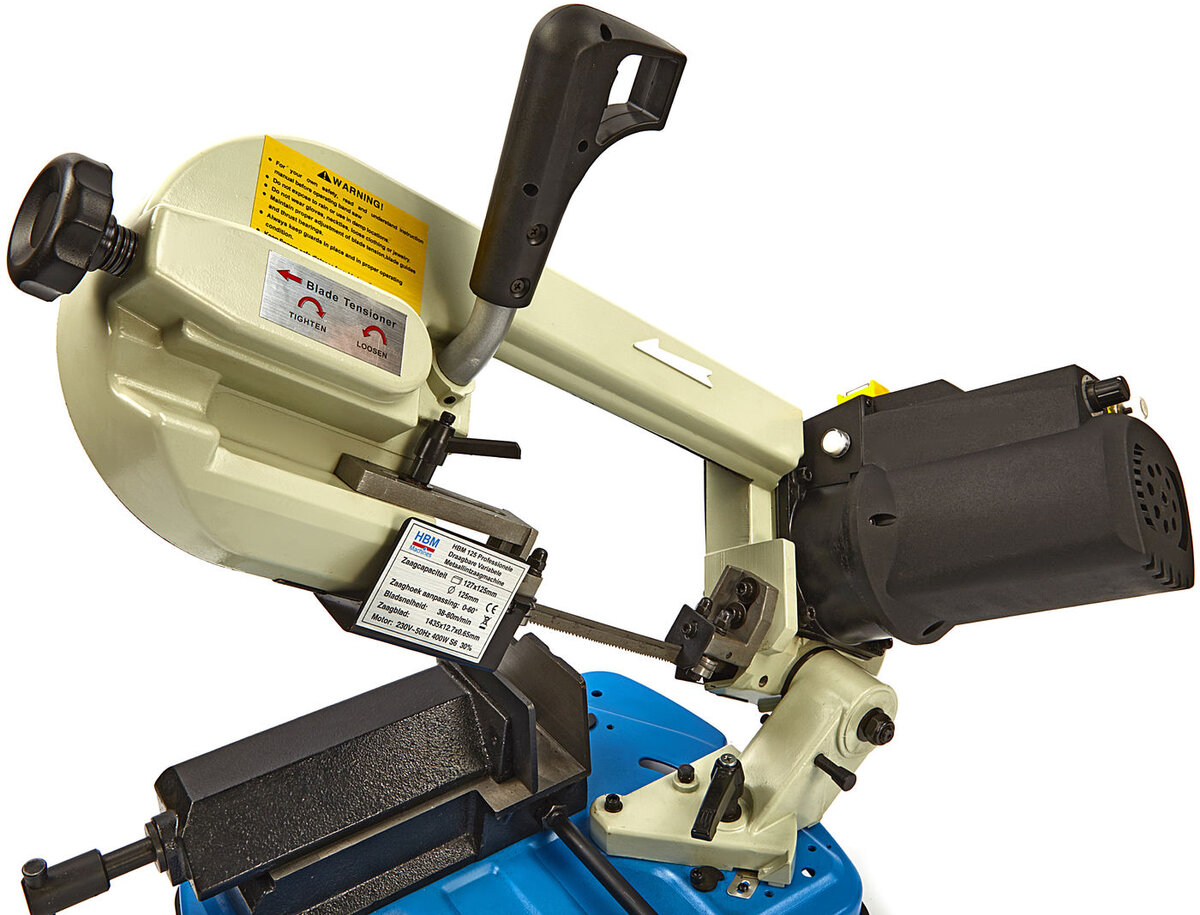  HBM 125 ammattimainen kannettava muuttuva metallivannesaha